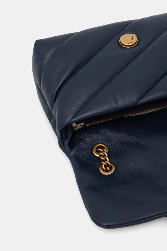 Pinko borsa a mano in pelle 100038.A0F2 blu