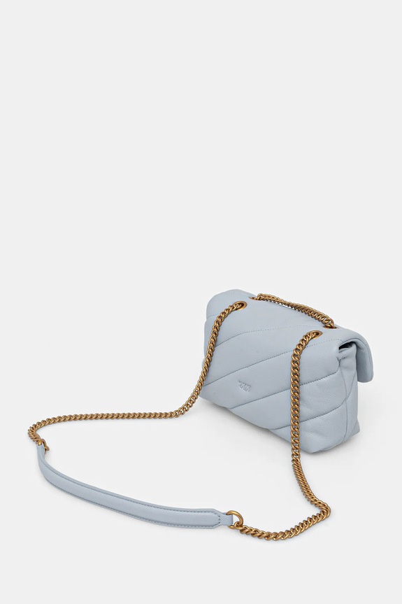 Accesorii Pinko poșetă de piele 100039.A0F2 albastru