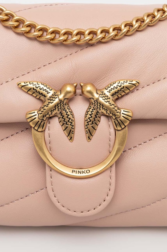 Pinko torebka skórzana 100040.A0F2 różowy AA00