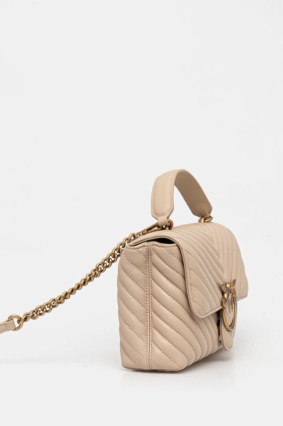 Pinko borsa a mano in pelle 100043.A0GK beige SS26