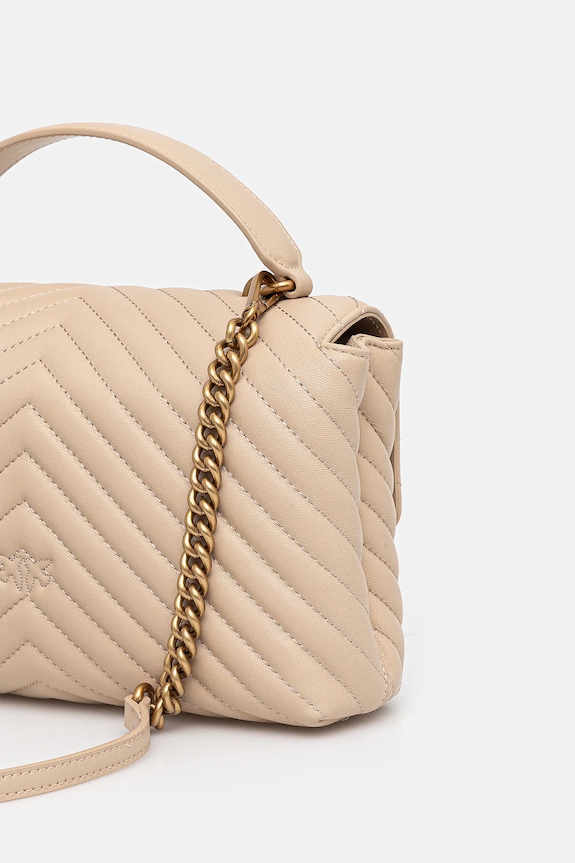 Accessori Pinko borsa a mano in pelle 100043.A0GK beige
