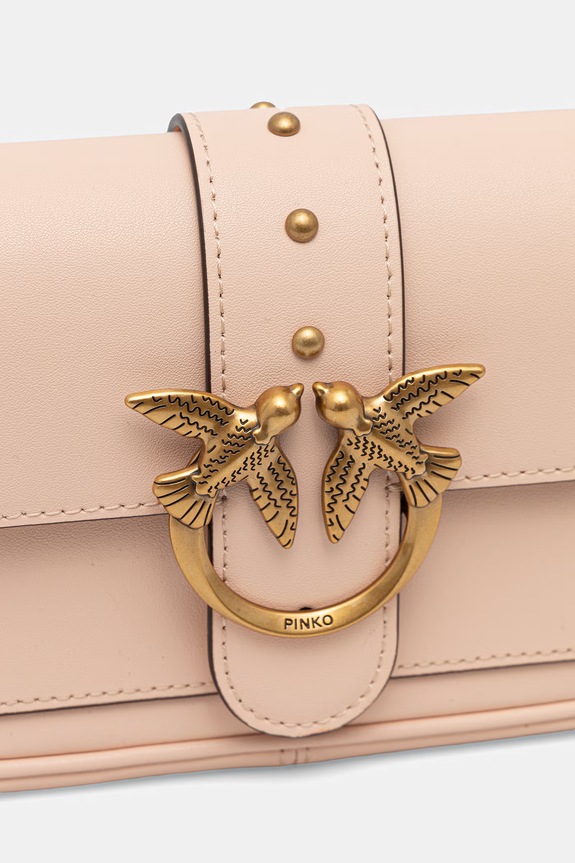 Pinko borsa a mano in pelle arancione 100061.A0F1