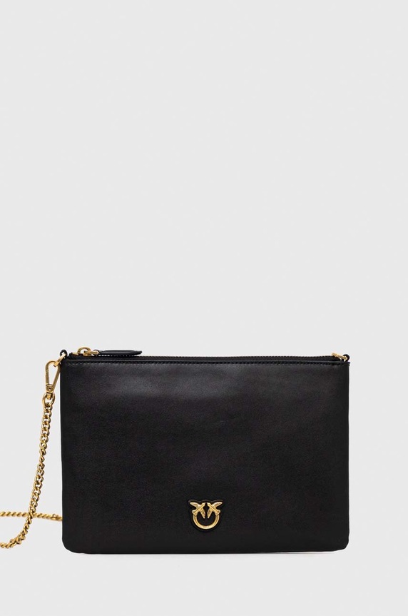 Pinko poseta de piele uni negru 100455.A0F1