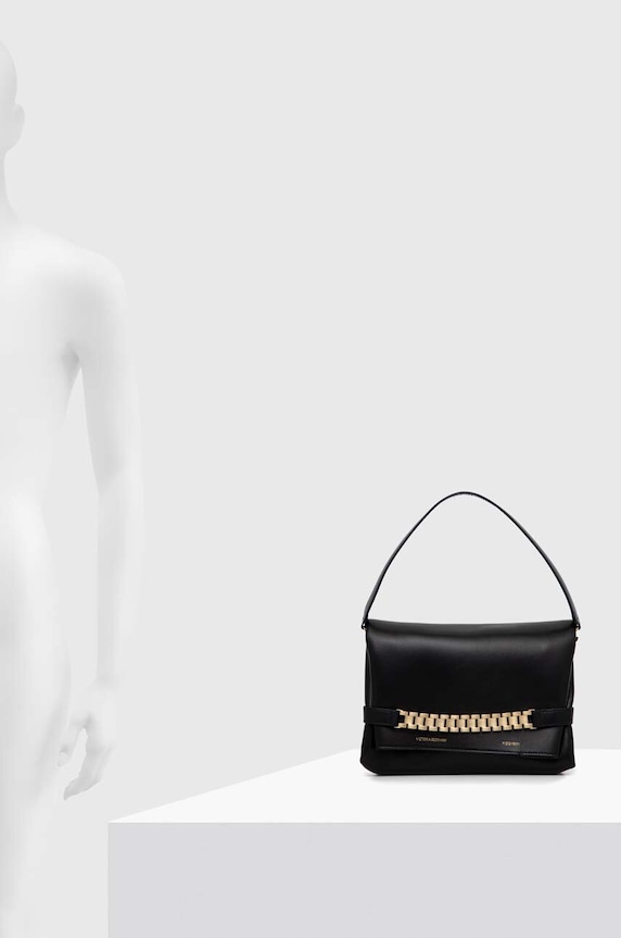 Δερμάτινη τσάντα ώμου Victoria Beckham Chain Pouch B223AAC004769A