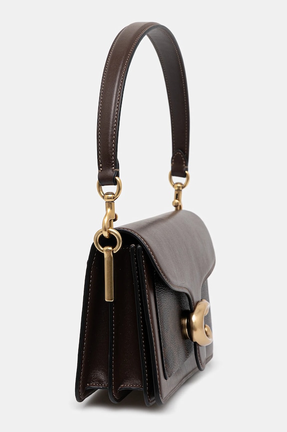 Δερμάτινη τσάντα Coach Tabby 26 CI032 καφέ AA00