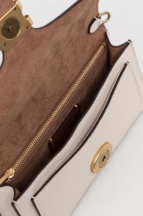 Kožna torba Coach Tabby Chain Clutch CE772 bež