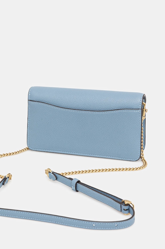 Accesorii Coach geantă de piele Tabby Chain Clutch CE772 albastru