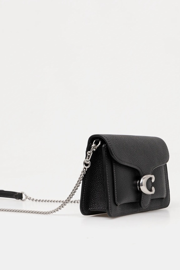 Δερμάτινη τσάντα Coach Tabby Chain Clutch CE772 μαύρο AA00