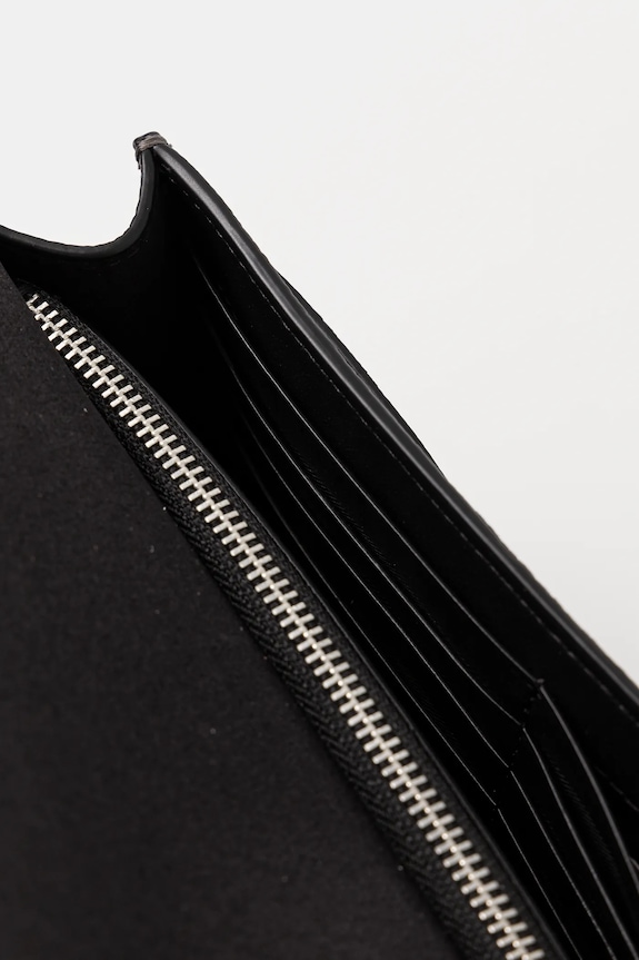 Δερμάτινη τσάντα Coach Tabby Chain Clutch CE772 μαύρο