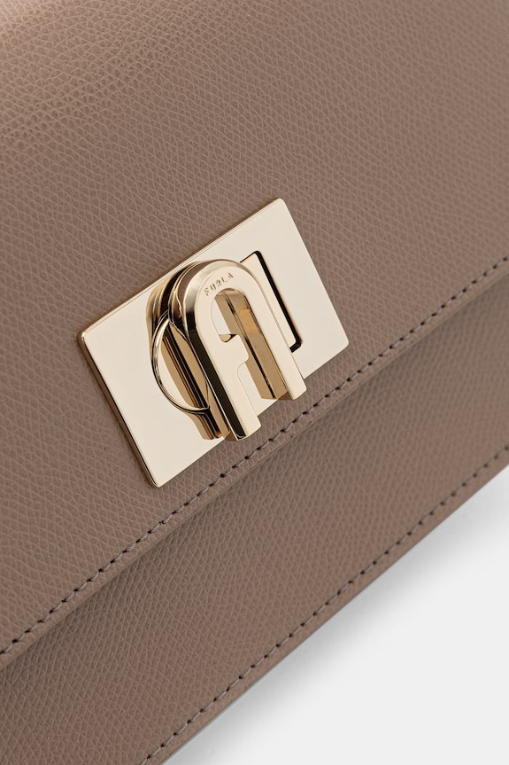 Furla сумка кроссбоди женская кожаная бежевый BAFKACO.ARE000.1257S