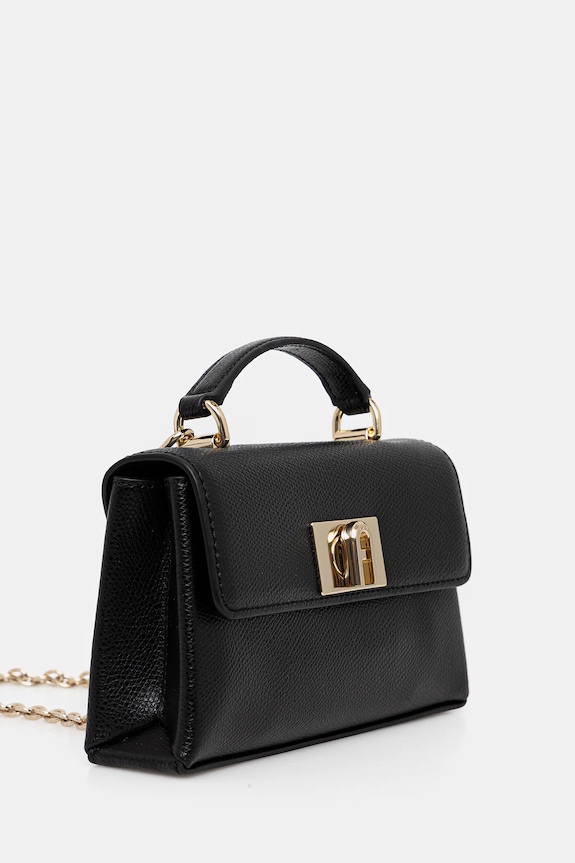 Furla poseta de piele WE00423.ARE000.O6000 negru AA00