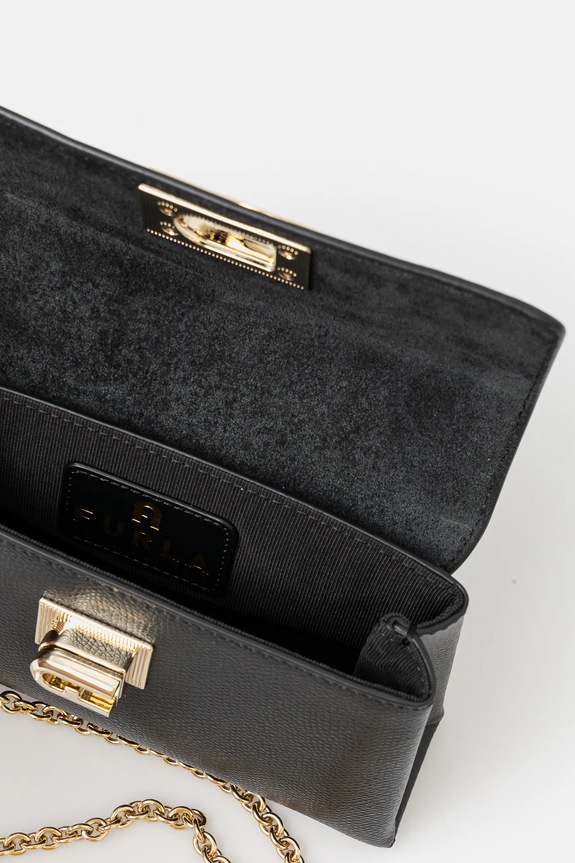 Кожена чанта Furla WE00423.ARE000.O6000 черен