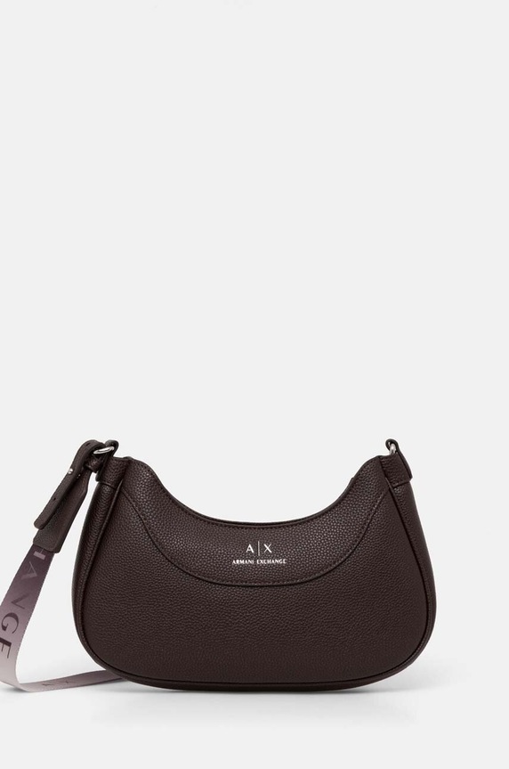 Armani Exchange torebka nie mieści A4 brązowy 942883.CC783