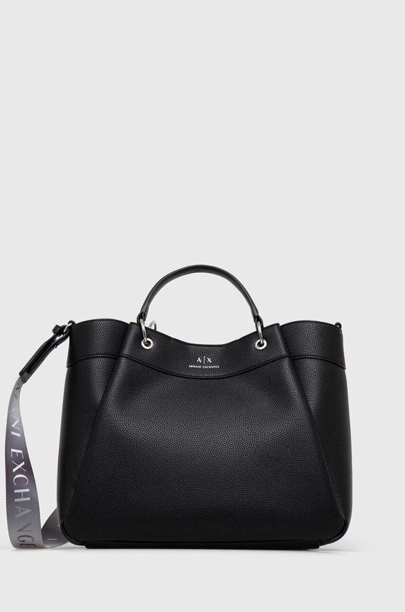 Armani Exchange kézitáska szintetikus bőr fekete 942910.CC783