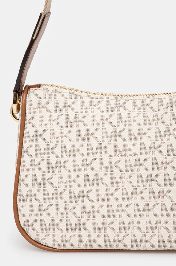 Akcesoria MICHAEL Michael Kors torebka skórzana 32S3GJ6C8B beżowy