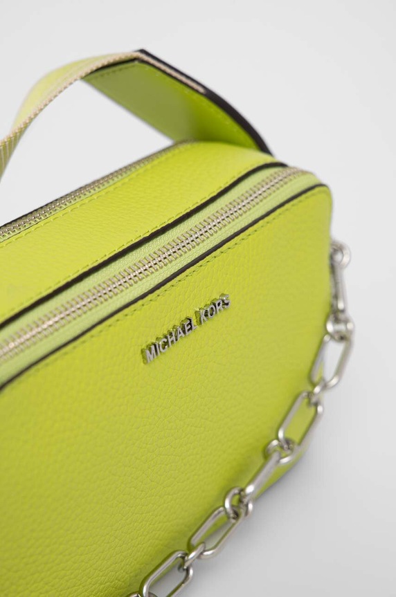 Akcesoria MICHAEL Michael Kors torebka skórzana 32S3SJ6C1L zielony