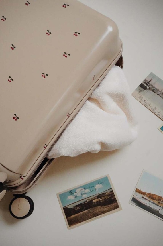 Chlapec Kufor Konges Sløjd TRAVEL SUITCASE 68,5x44,5x27 cm KS2204 béžová