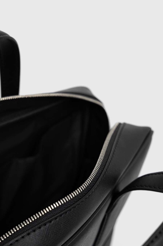 BOSS torba na laptopa skórzana Zair_S doc case 50483563 czarny