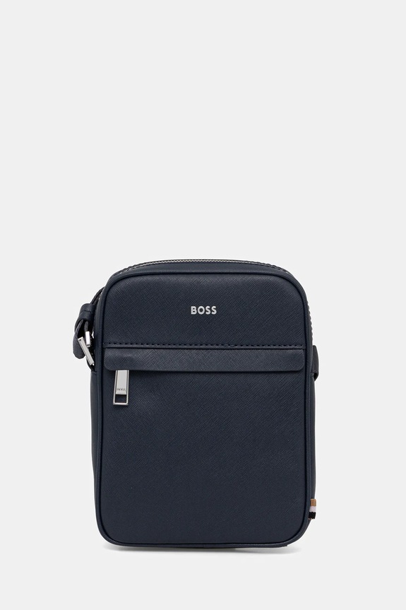 Kožna torbica BOSS Planet friendly plava 50483566