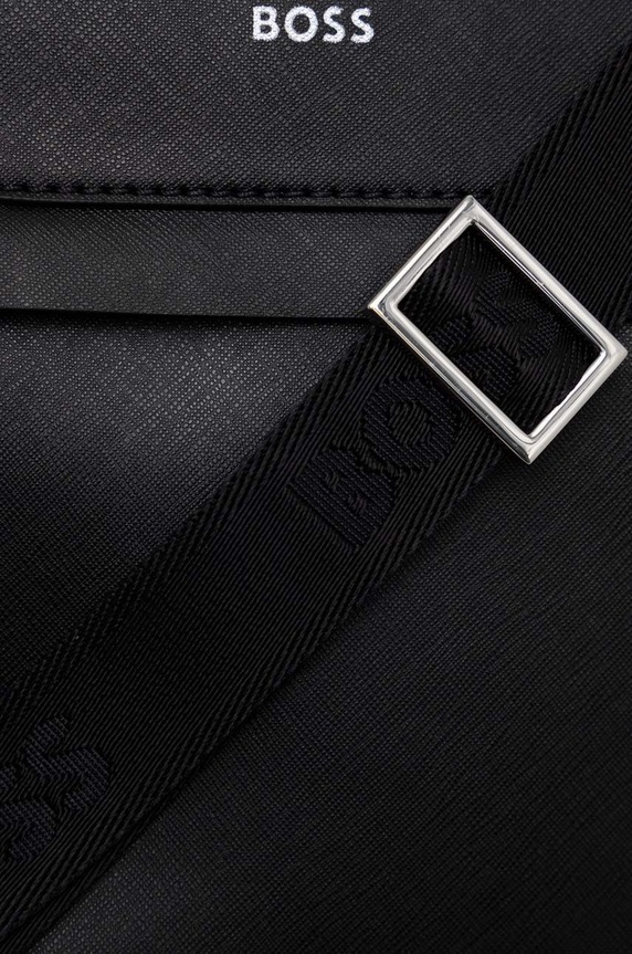 Δερμάτινο φακελάκι BOSS San Jared-C μαύρο 50483566