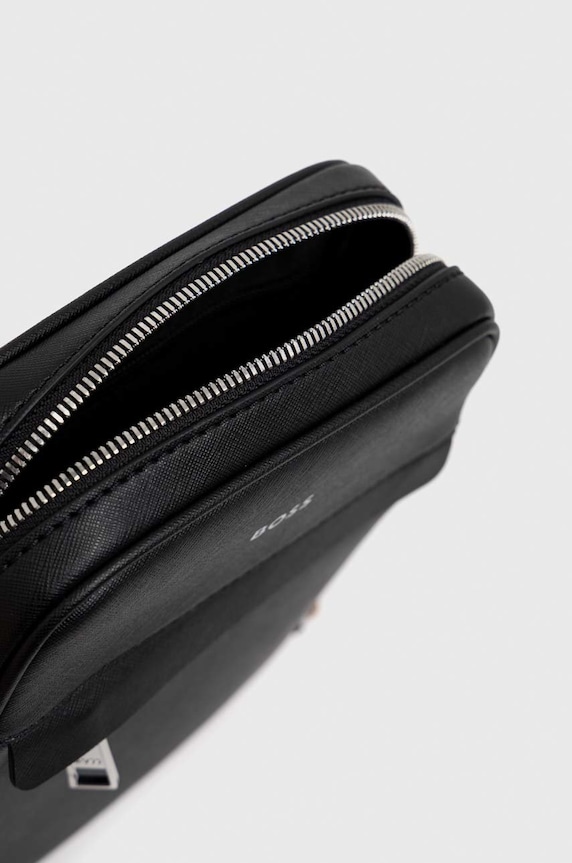 Δερμάτινο φακελάκι BOSS San Jared-C 50483566 μαύρο