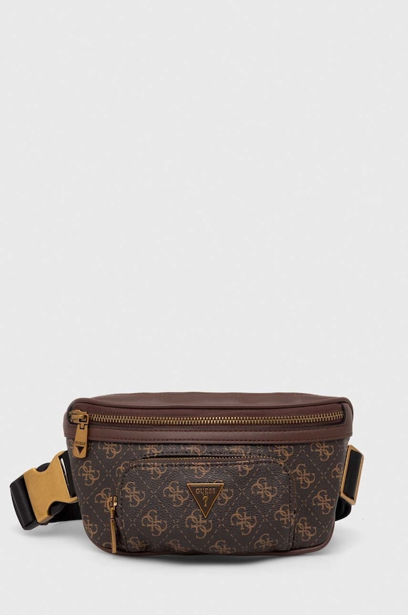 Сумка на пояс Guess не вміщує А4 коричневий HMEVZL.P3231