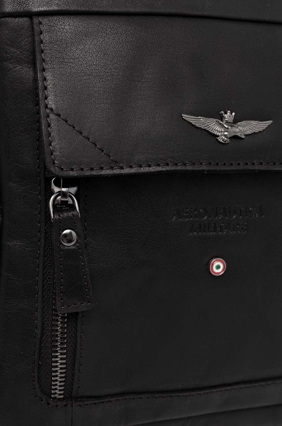 Αξεσουάρ Δερμάτινο φακελάκι Aeronautica Militare AM303 μαύρο