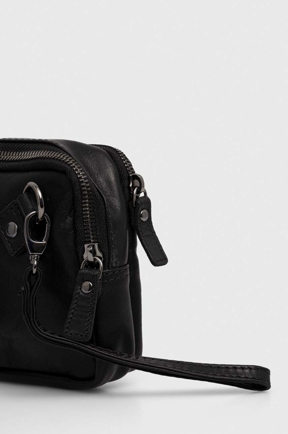 Aeronautica Militare borseta de piele negru AM309