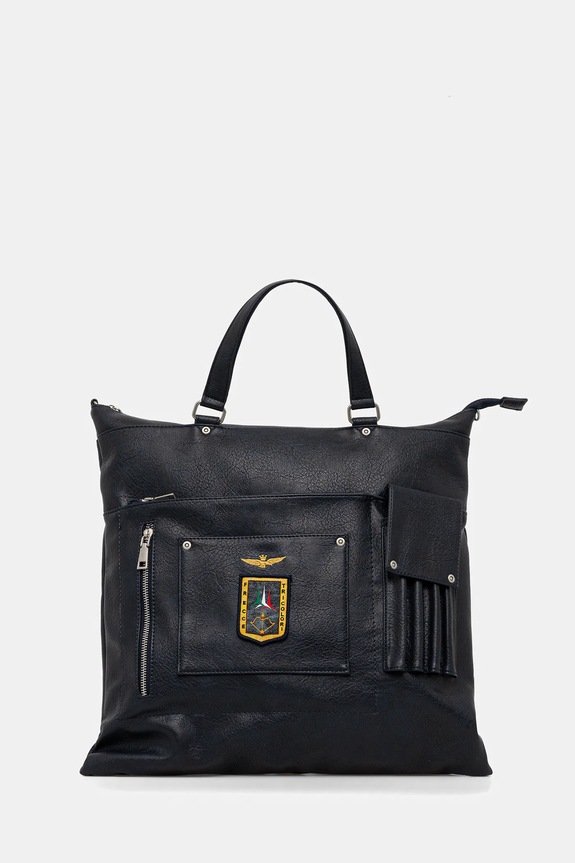Aeronautica Militare torba 42 x 42 x 4 cm mieści A4 granatowy AM473