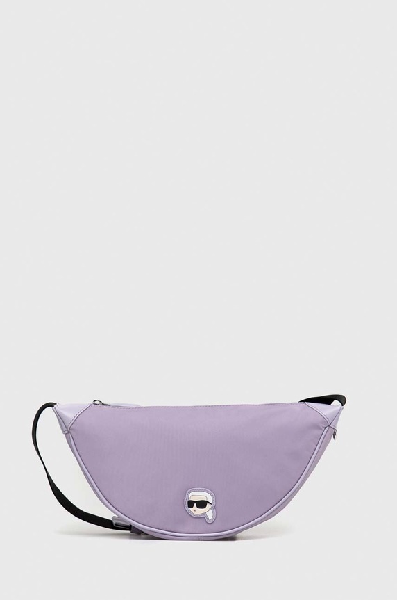 Karl Lagerfeld saszetka tekstylny fioletowy 230W3051