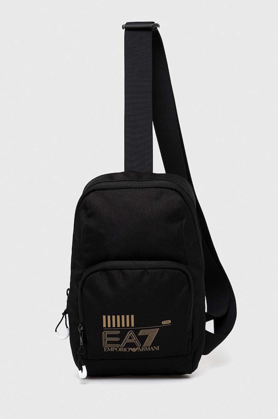 EA7 Emporio Armani borsetta sovrastampa nero 245087.CC940