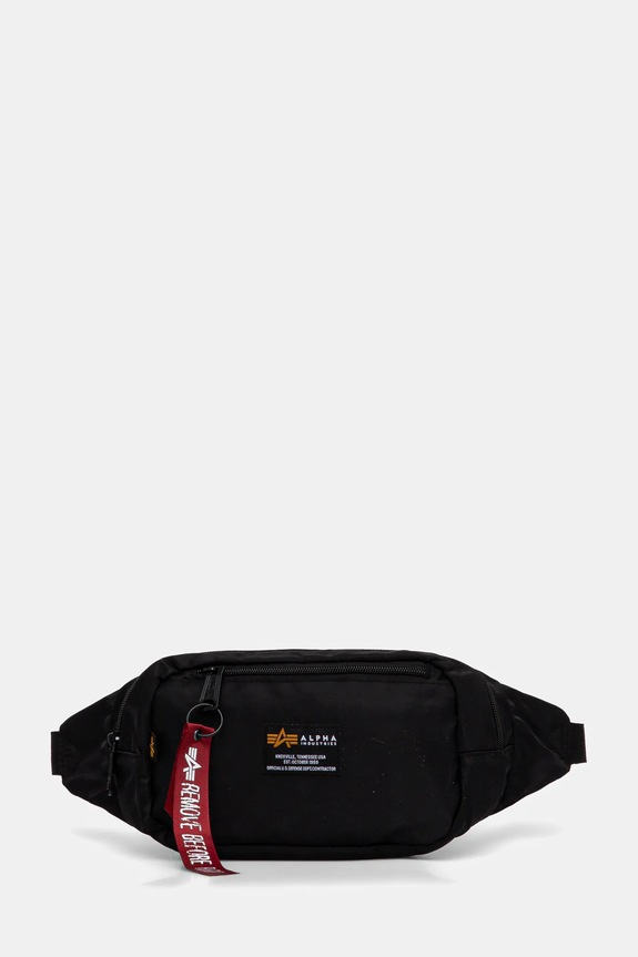 Alpha Industries marsupio applique nero 196923.03