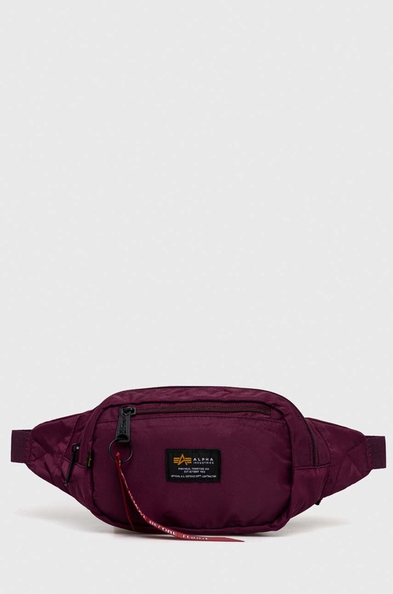 Alpha Industries borsetă imprimeu burgundia 196923.184