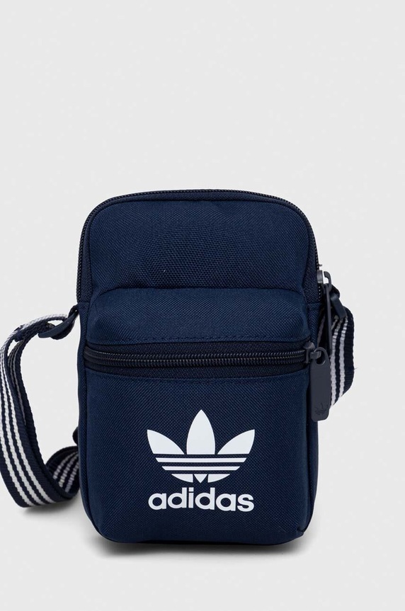 Ledvinka adidas Originals hladký modrá IL4818