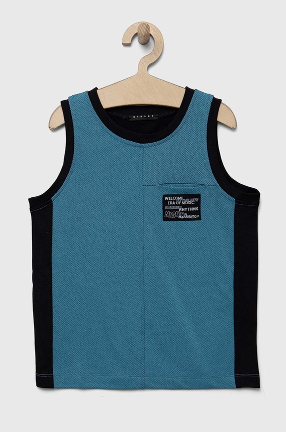 Sisley gyerek póló 3ULWXH00E.G.SEASONAL kék SS23