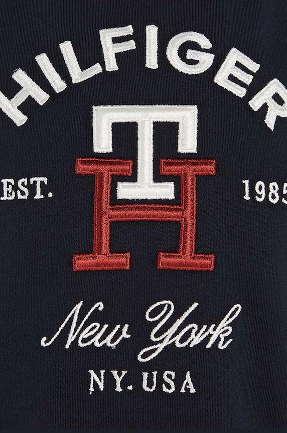 Tommy Hilfiger t-shirt bawełniany dziecięcy granatowy KS0KS00393.PPYX