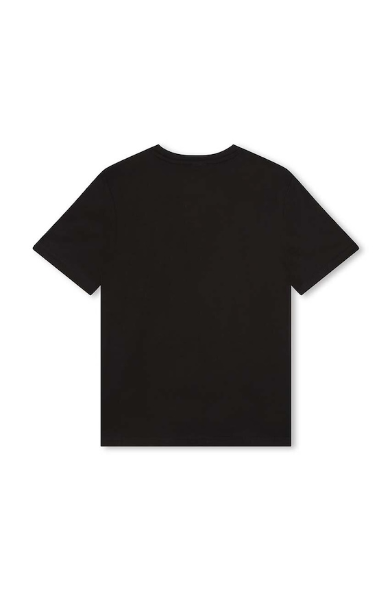 BOSS t-shirt in cotone per bambini J25P23.114.150 nero SS23