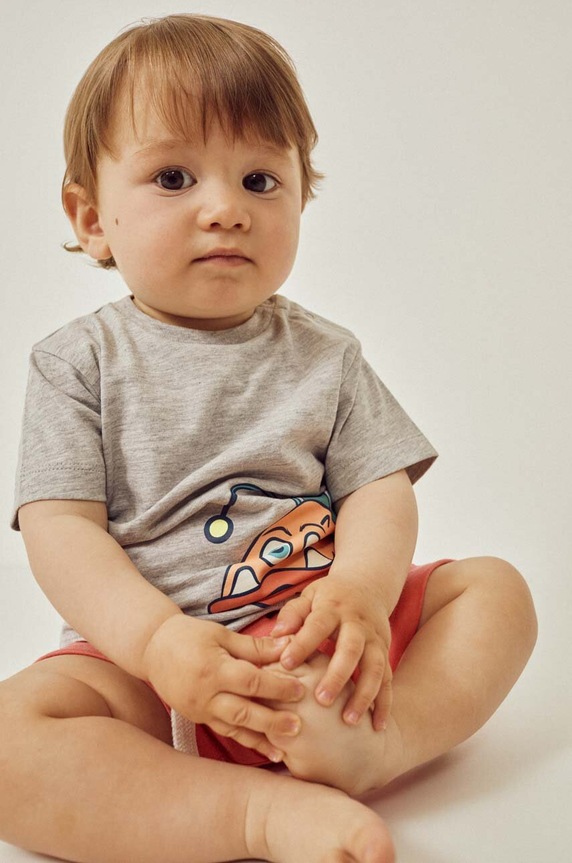 zippy t-shirt bawełniany niemowlęcy ZBBAP0303.23015