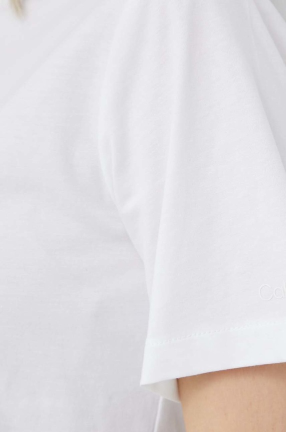 Calvin Klein tricou din bumbac K20K205410.PPYX alb