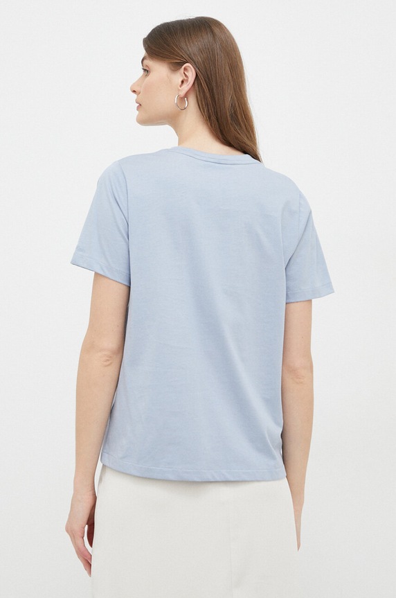 Oblečenie Bavlnené tričko Calvin Klein K20K205410.PPYX modrá