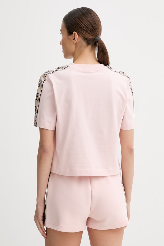 Îmbrăcăminte Guess tricou din bumbac BRITNEY V3RI08.I3Z14 roz