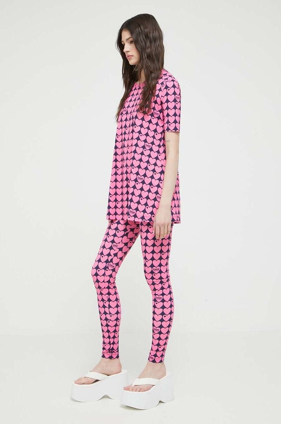 Tričko Love Moschino regular ružová W.4.H79.00.E.2410