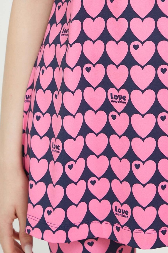 Tričko Love Moschino W.4.H79.00.E.2410 ružová