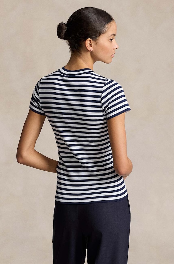 Polo Ralph Lauren t-shirt bawełniany 211891520 biały AW25