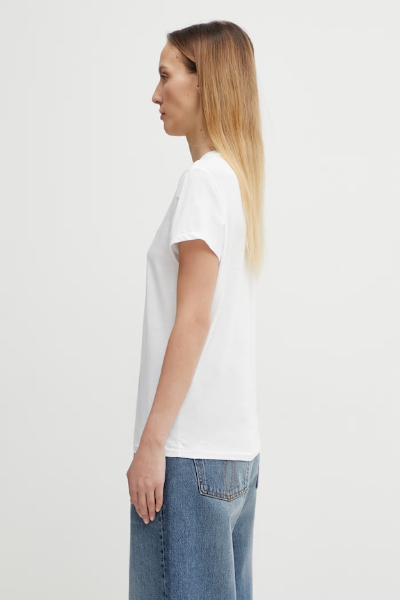 Бавовняна футболка Polo Ralph Lauren 211898698 білий AA00
