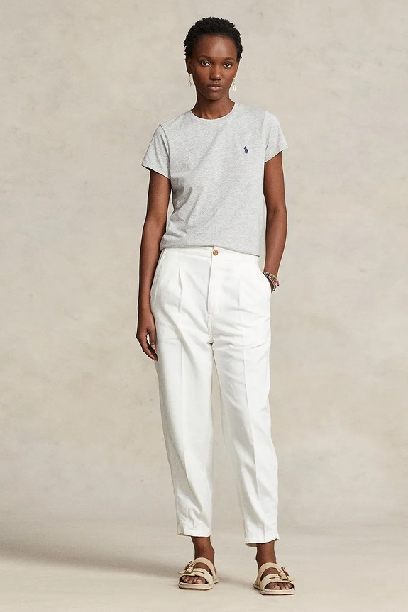 Abbigliamento Polo Ralph Lauren t-shirt in cotone 211898698 grigio