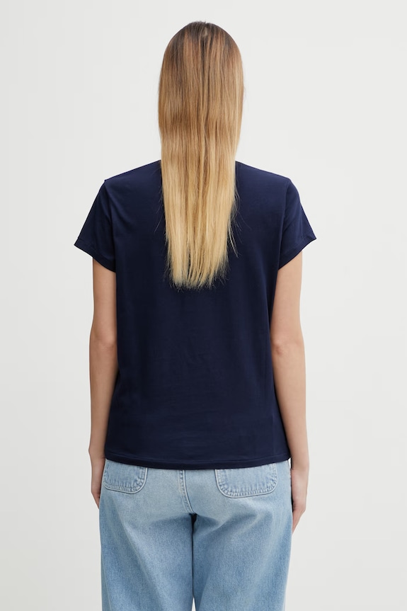 Odjeća Pamučna majica Polo Ralph Lauren 211898698 mornarsko plava