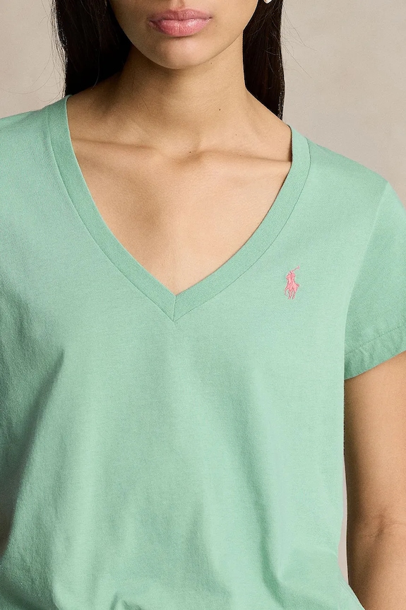 Polo Ralph Lauren t-shirt in cotone verde 211902403