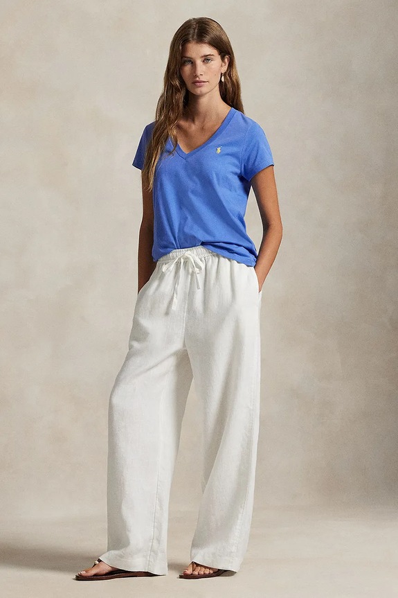 Oblečení Bavlněné tričko Polo Ralph Lauren 211902403 modrá