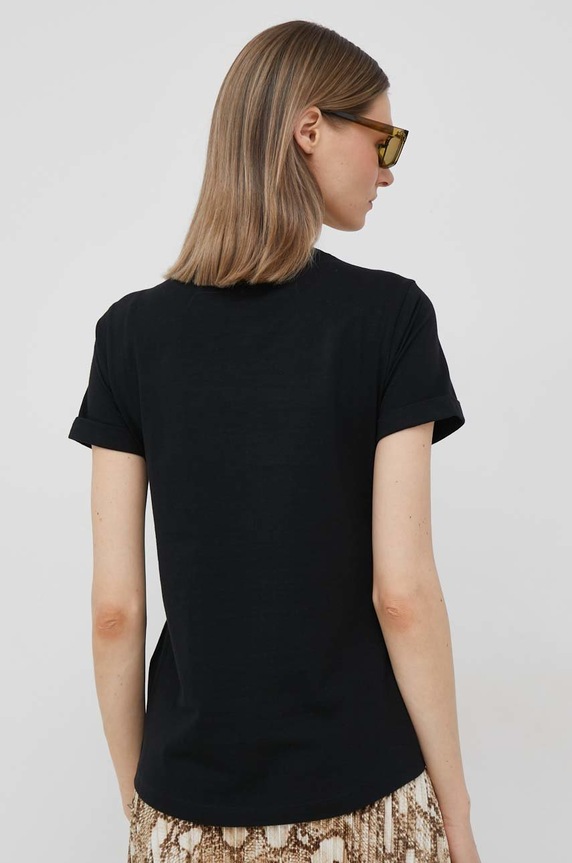 Odzież Lauren Ralph Lauren t-shirt bawełniany 200889219 czarny